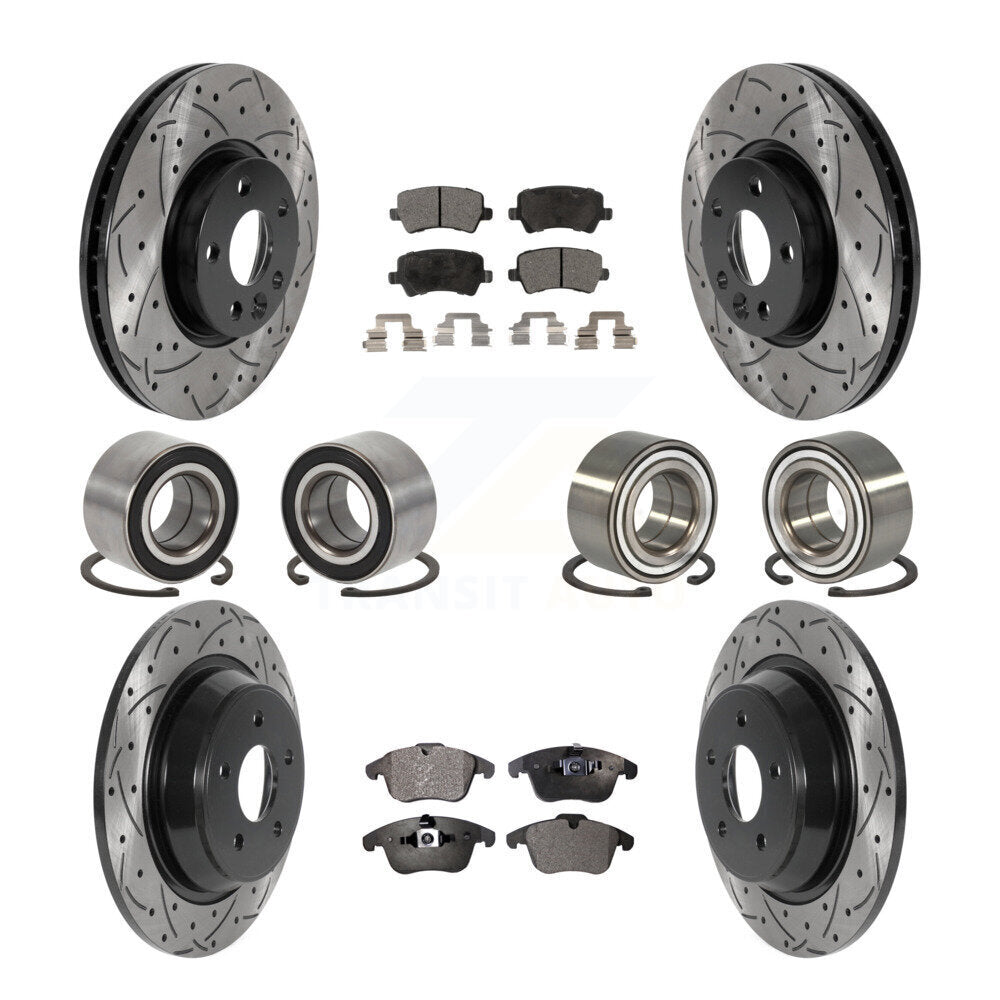 [Avant + Arrière] Kit de Roulement de roue pour 2012-2015 Land Rover Range Evoque KBB-115672