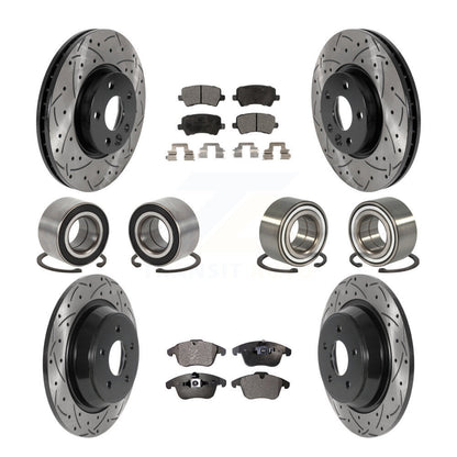 [Avant + Arrière] Kit de Roulement de roue pour 2012-2015 Land Rover Range Evoque KBB-115672