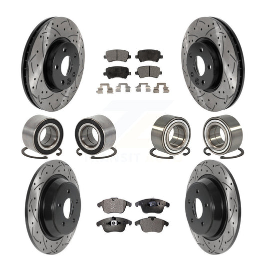 [Avant + Arrière] Kit de Roulement de roue pour 2012-2015 Land Rover Range Evoque KBB-115672