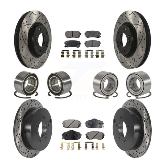 [Avant + Arrière] Kit de Roulement de roue pour Hyundai Tucson Kia Sportage AWD KBB-115673 par Transit Auto