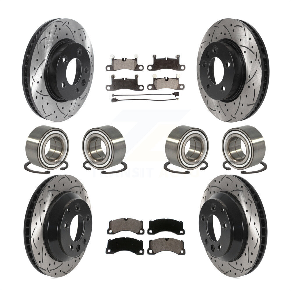 [Avant + Arrière] Kit de Roulement de roue pour 2016-2017 Volkswagen Touareg KBB-115679 par Transit Auto