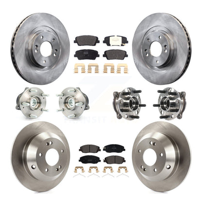[Avant + Arrière] Kit d'ensemble roulement de roue et moyeu pour Hyundai Santa Fe XL FWD KBB-115709