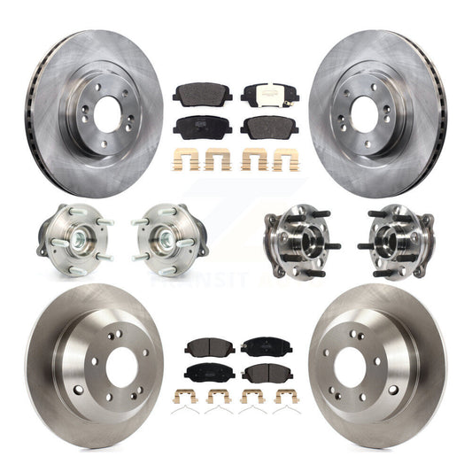 [Avant + Arrière] Kit d'ensemble roulement de roue et moyeu pour Hyundai Santa Fe XL FWD KBB-115709