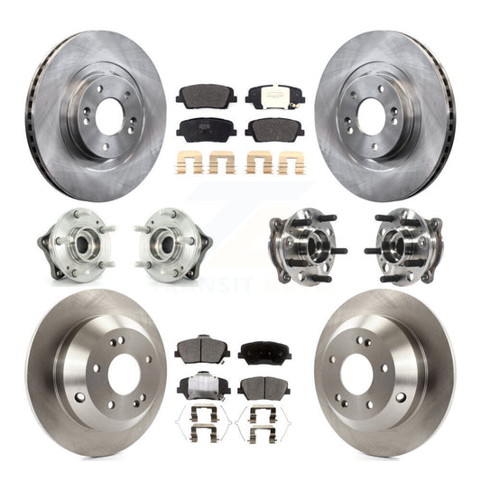 [Avant + Arrière] Kit d'ensemble roulement de roue et moyeu pour 2017-2018 Hyundai Santa Fe Sport AWD KBB-115716