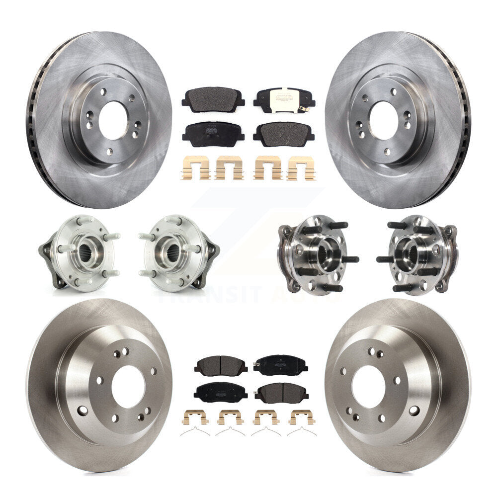 [Avant + Arrière] Kit d'ensemble roulement de roue et moyeu pour Hyundai Santa Fe XL AWD KBB-115717