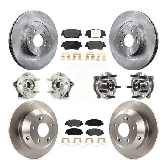 [Avant + Arrière] Kit d'ensemble roulement de roue et moyeu pour Hyundai Santa Fe XL AWD KBB-115717