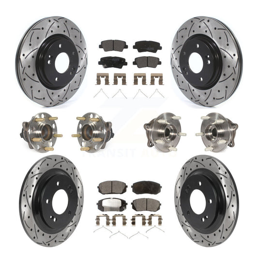 [Avant + Arrière] Kit d'ensemble roulement de roue et moyeu pour Kia Optima avec Electric Parking KBB-115752