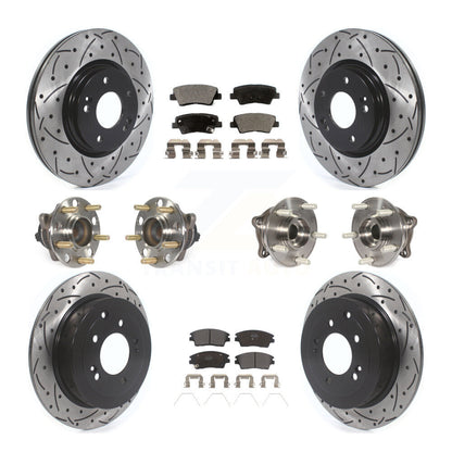 [Avant + Arrière] Kit d'ensemble roulement de roue et moyeu pour Hyundai Tucson Kia Sportage KBB-115754
