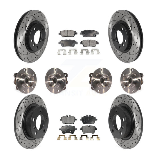 [Avant + Arrière] Kit d'ensemble roulement de roue et moyeu pour Mini Cooper Countryman Paceman S ALL4 avec AWD KBB-115757