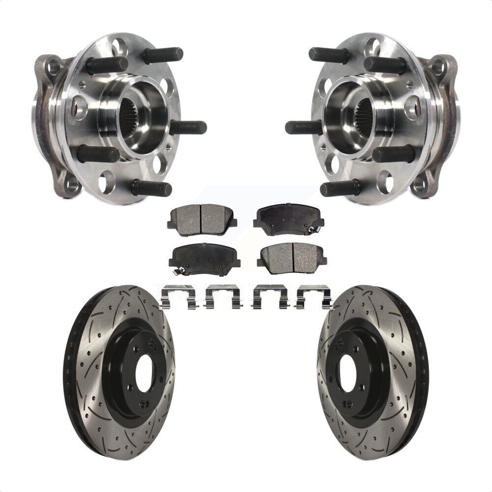 [Avant] Kit d'ensemble roulement de roue et moyeu pour 2015-2016 Hyundai Santa Fe Sport 2.4L 2.0L KBB-115814