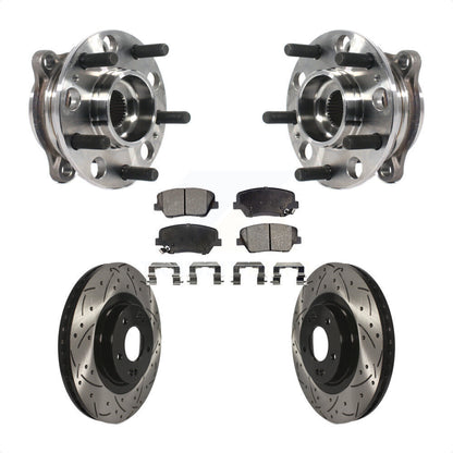 [Avant] Kit d'ensemble roulement de roue et moyeu pour 2015-2016 Hyundai Santa Fe Sport 2.4L 2.0L KBB-115814