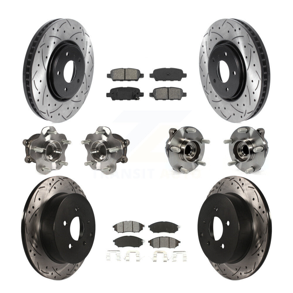 [Avant + Arrière] Kit d'ensemble roulement de roue et moyeu pour Infiniti FX35 QX70 INFINITI KBB-115833