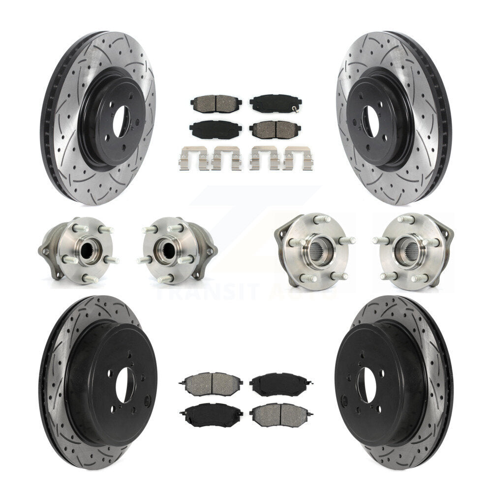 [Avant + Arrière] Kit d'ensemble roulement de roue et moyeu pour Subaru Outback Legacy KBB-115843