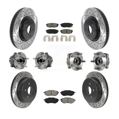 [Avant + Arrière] Kit d'ensemble roulement de roue et moyeu pour Subaru Forester 2.0L KBB-115858