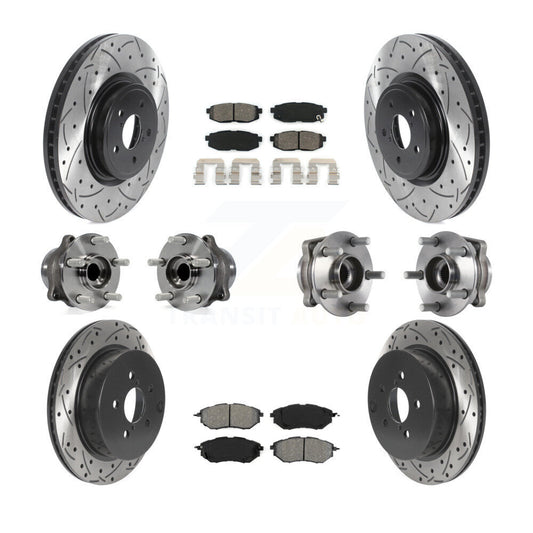 [Avant + Arrière] Kit d'ensemble roulement de roue et moyeu pour Subaru Forester 2.0L KBB-115858