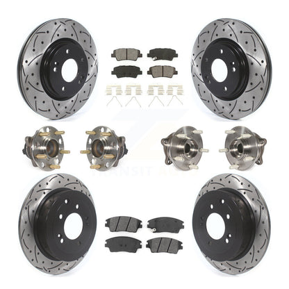 [Avant + Arrière] Kit d'ensemble roulement de roue et moyeu pour Hyundai Tucson Kia Sportage KBB-115870