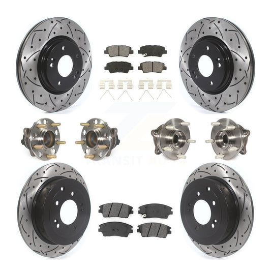 [Avant + Arrière] Kit d'ensemble roulement de roue et moyeu pour Hyundai Tucson Kia Sportage KBB-115870