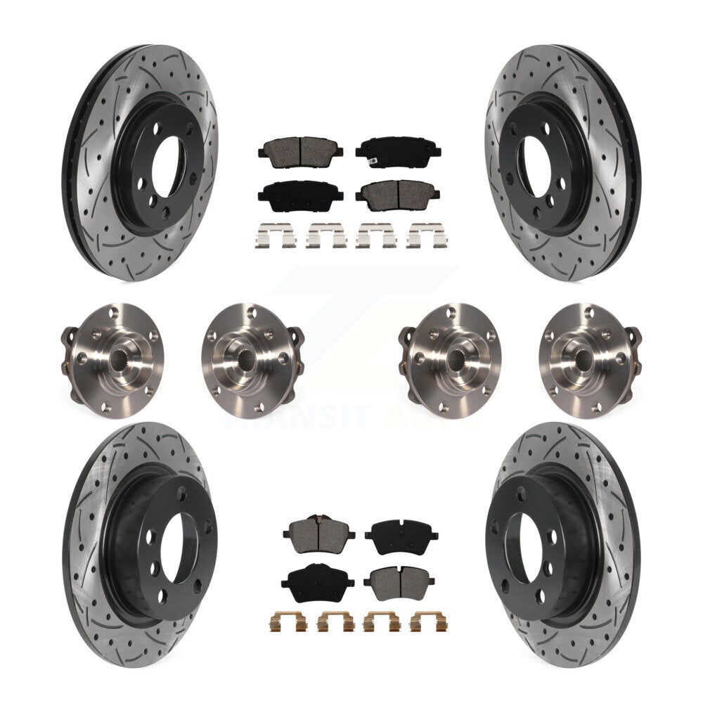 [Avant + Arrière] Kit d'ensemble roulement de roue et moyeu pour Mini Cooper Countryman Paceman S ALL4 avec AWD KBB-115871