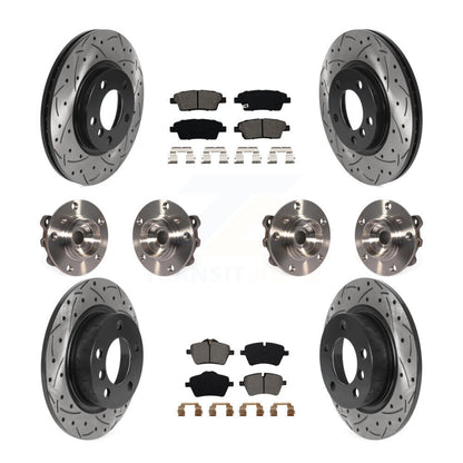 [Avant + Arrière] Kit d'ensemble roulement de roue et moyeu pour Mini Cooper Countryman Paceman S ALL4 avec AWD KBB-115871