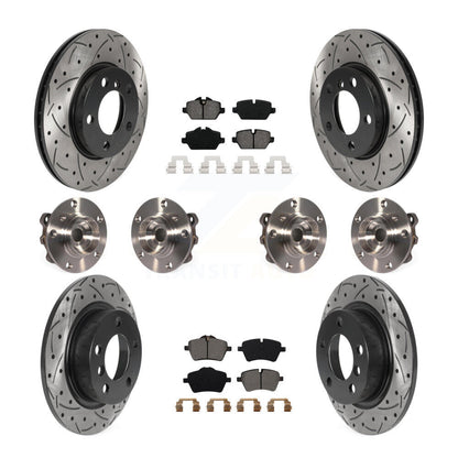 [Avant + Arrière] Kit d'ensemble roulement de roue et moyeu pour 2011 Mini Cooper Countryman AWD avec 294mm Diameter Rotor KBB-115873