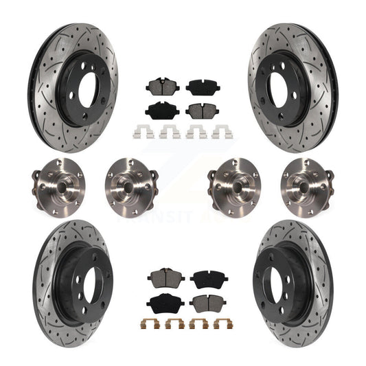 [Avant + Arrière] Kit d'ensemble roulement de roue et moyeu pour 2011 Mini Cooper Countryman AWD avec 294mm Diameter Rotor KBB-115873