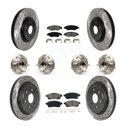 [Avant + Arrière] Kit d'ensemble roulement de roue et moyeu pour Cadillac SRX Saab 9-4X KBB-115880
