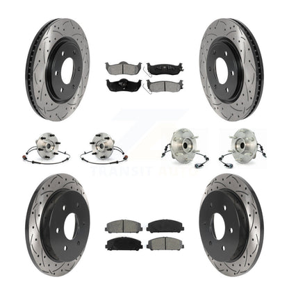 [Avant + Arrière] Kit d'ensemble roulement de roue et moyeu pour 2007 INFINITI QX56 From 04 07 KBB-115882