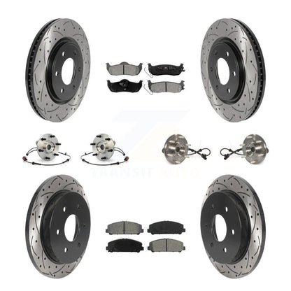 [Avant + Arrière] Kit d'ensemble roulement de roue et moyeu pour 2012 Nissan Armada 4WD From 12 11 KBB-115884