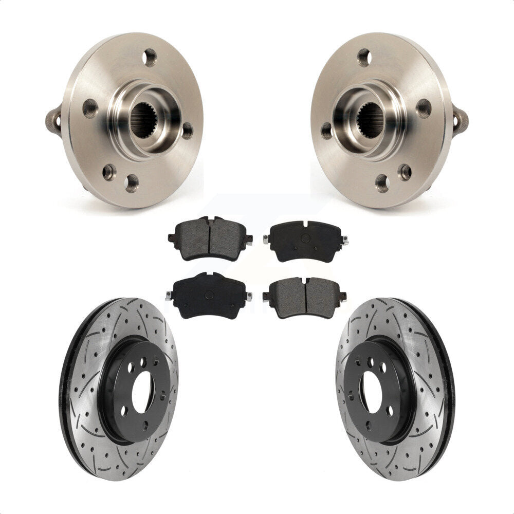 [Avant] Kit d'ensemble roulement de roue et moyeu pour 2015 Mini Cooper Convertible Coupe 294mm Diameter Rotor KBB-115904