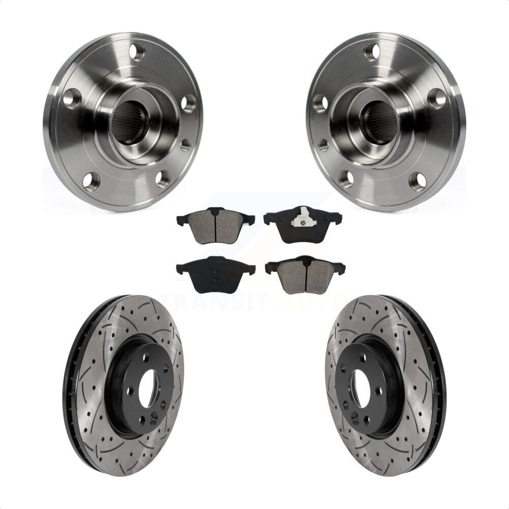 [Avant] Kit d'ensemble roulement de roue et moyeu pour 2008 Volvo V70 300mm Diameter Rotor KBB-115907