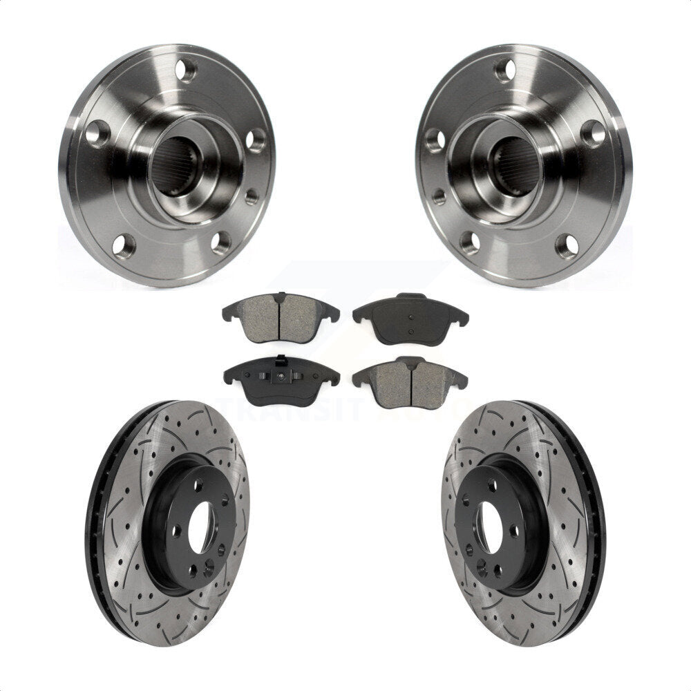 [Avant] Kit d'ensemble roulement de roue et moyeu pour Volvo S60 XC70 S80 V60 V70 300mm Diameter Rotor KBB-115908