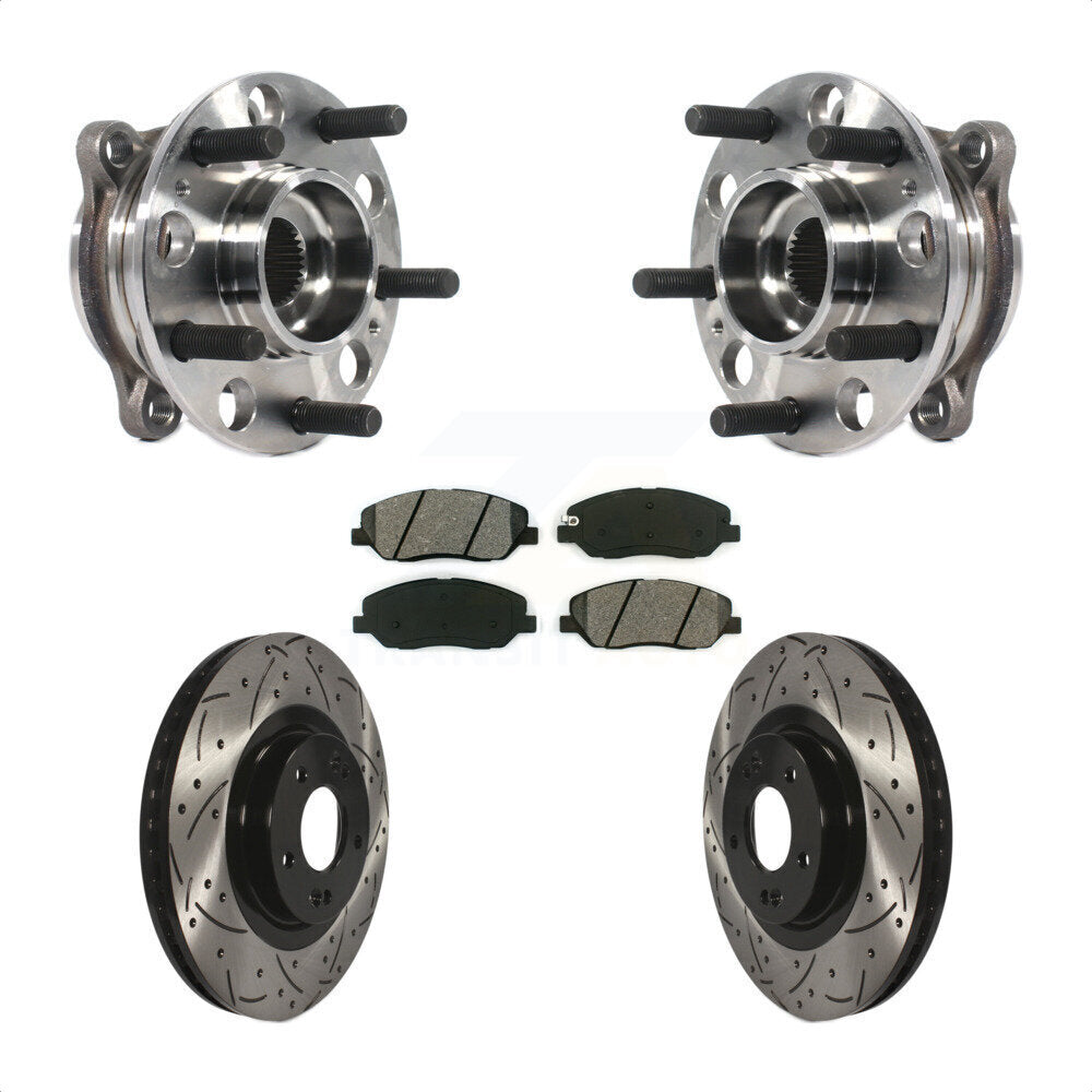 [Avant] Kit d'ensemble roulement de roue et moyeu pour 2015-2016 Hyundai Santa Fe XL 3.3L KBB-115925