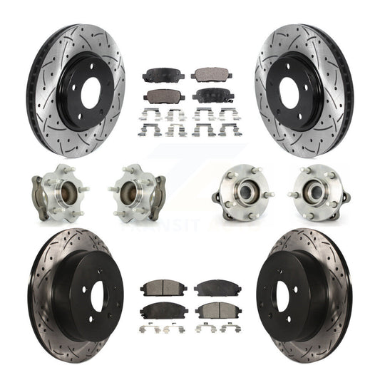 [Avant + Arrière] Kit d'ensemble roulement de roue et moyeu pour 2004-2009 Nissan Quest KBB-115935