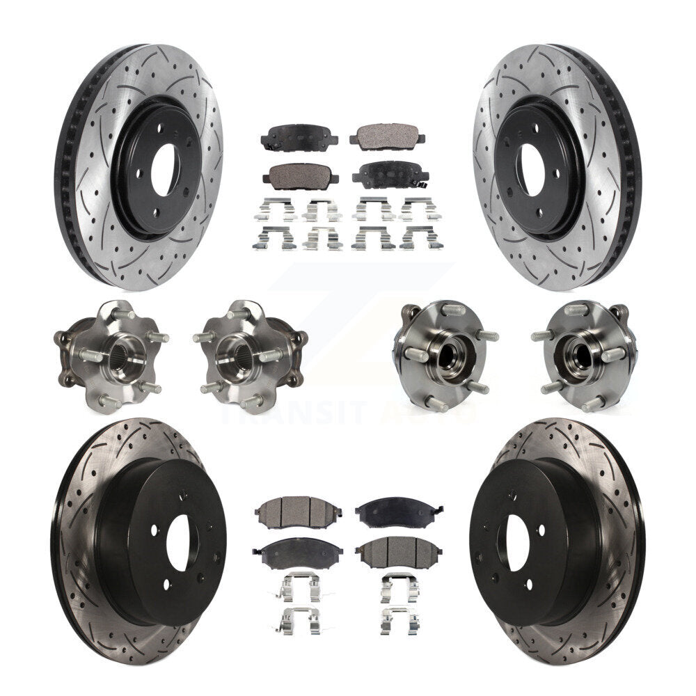 [Avant + Arrière] Kit d'ensemble roulement de roue et moyeu pour Infiniti FX35 QX70 INFINITI KBB-115941