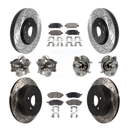 [Avant + Arrière] Kit d'ensemble roulement de roue et moyeu pour Infiniti FX35 QX70 INFINITI KBB-115941