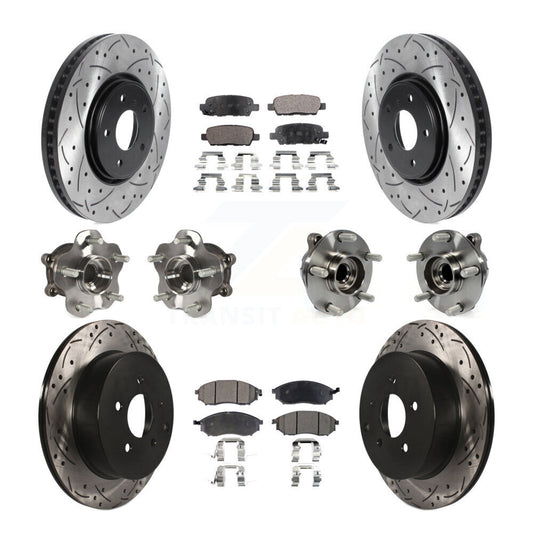 [Avant + Arrière] Kit d'ensemble roulement de roue et moyeu pour Infiniti FX35 QX70 INFINITI KBB-115941