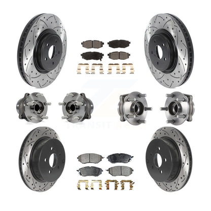 [Avant + Arrière] Kit d'ensemble roulement de roue et moyeu pour Subaru Forester 2.0L KBB-115967