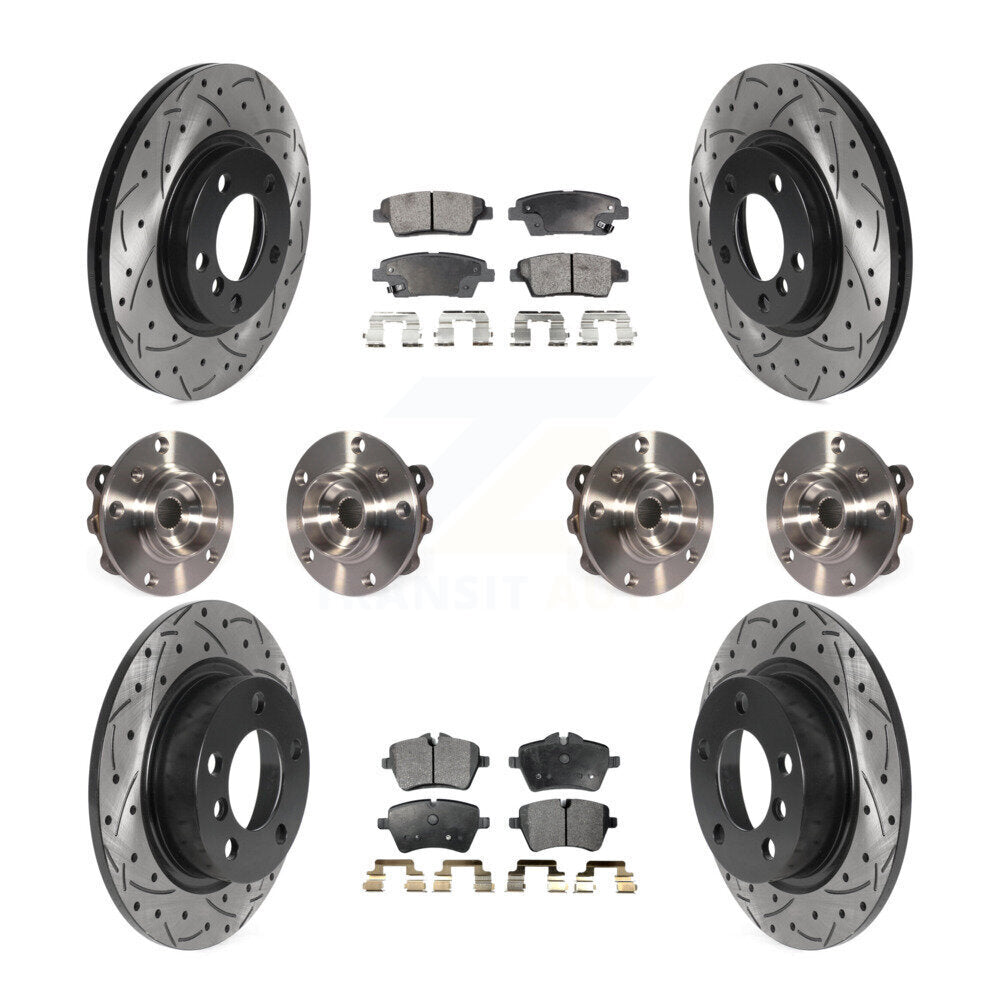 [Avant + Arrière] Kit d'ensemble roulement de roue et moyeu pour Mini Cooper Countryman Paceman S ALL4 avec AWD KBB-115982