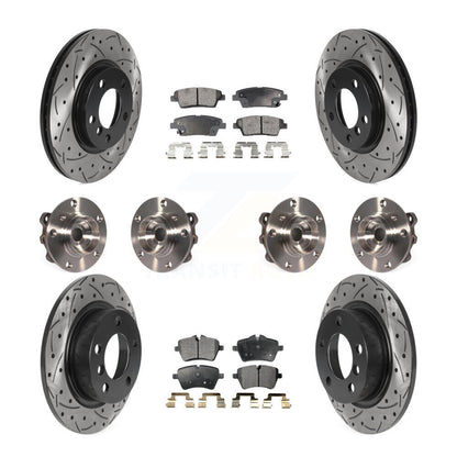 [Avant + Arrière] Kit d'ensemble roulement de roue et moyeu pour Mini Cooper Countryman Paceman S ALL4 avec AWD KBB-115982