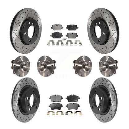 [Avant + Arrière] Kit d'ensemble roulement de roue et moyeu pour 2011 Mini Cooper Countryman AWD avec 294mm Diameter Rotor KBB-115984