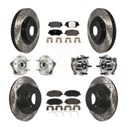 [Avant + Arrière] Kit d'ensemble roulement de roue et moyeu pour Hyundai Santa Fe XL AWD KBB-115990