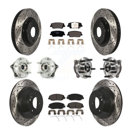[Avant + Arrière] Kit d'ensemble roulement de roue et moyeu pour Hyundai Santa Fe XL AWD KBB-115990