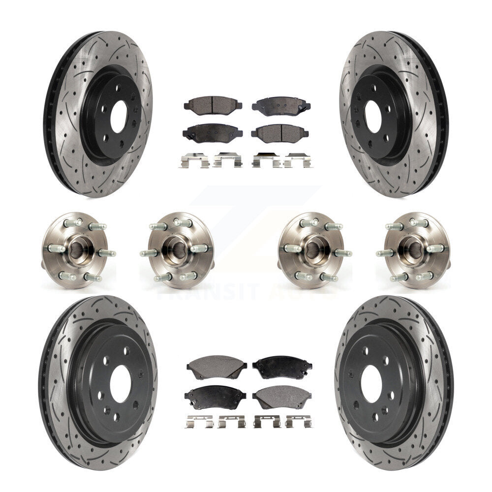 [Avant + Arrière] Kit d'ensemble roulement de roue et moyeu pour Cadillac SRX Saab 9-4X KBB-115993