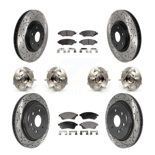 [Avant + Arrière] Kit d'ensemble roulement de roue et moyeu pour Cadillac SRX Saab 9-4X KBB-115993