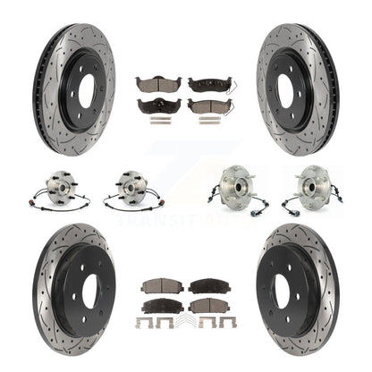 [Avant + Arrière] Kit d'ensemble roulement de roue et moyeu pour 2007 INFINITI QX56 From 04 07 KBB-115995