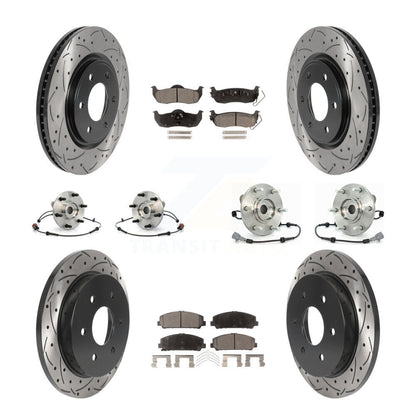 [Avant + Arrière] Kit d'ensemble roulement de roue et moyeu pour Nissan Armada INFINITI QX56 KBB-115996
