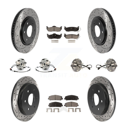 [Avant + Arrière] Kit d'ensemble roulement de roue et moyeu pour 2012 Nissan Armada 4WD From 12 11 KBB-115997