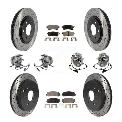 [Avant + Arrière] Kit d'ensemble roulement de roue et moyeu pour INFINITI Nissan Armada QX80 QX56 KBB-116002