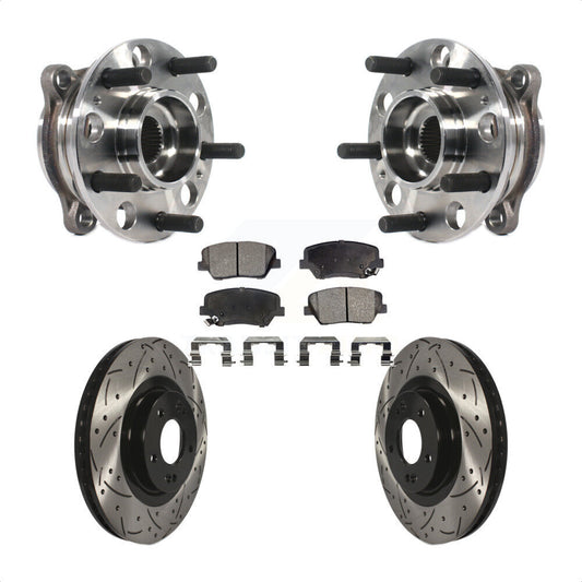 [Avant] Kit d'ensemble roulement de roue et moyeu pour 2015-2016 Hyundai Santa Fe Sport 2.4L 2.0L KBB-116044