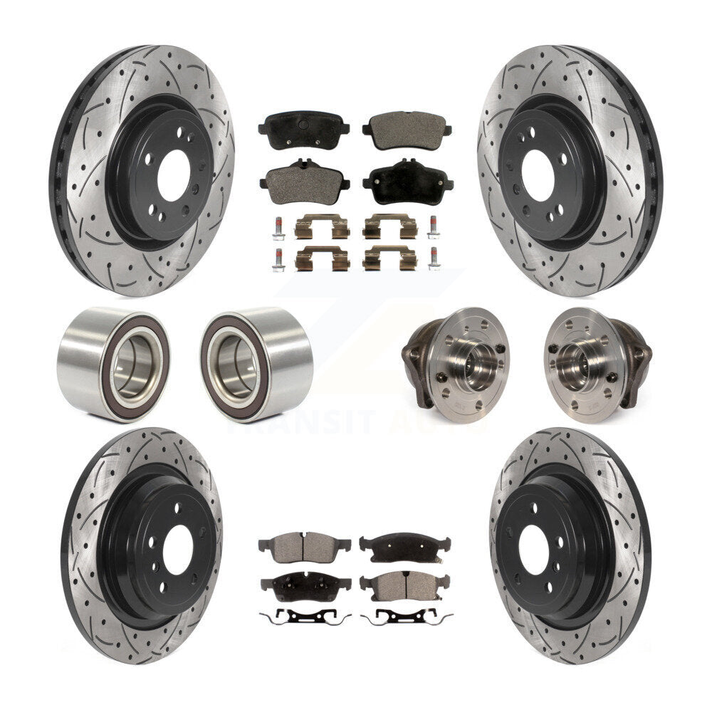 [Avant + Arrière] Kit d'ensemble roulement de roue et moyeu pour Mercedes-Benz ML350 GLE350 ML250 GLE300d KBB-116053